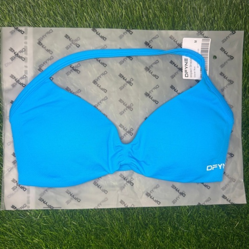 Dfyne impact strappy bra glacier blue medium